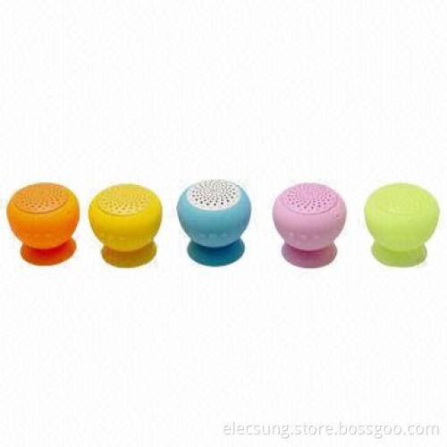 Portable Bluetooth Speakers, Made of Silicone Material with 3W Output Power, Handsfree